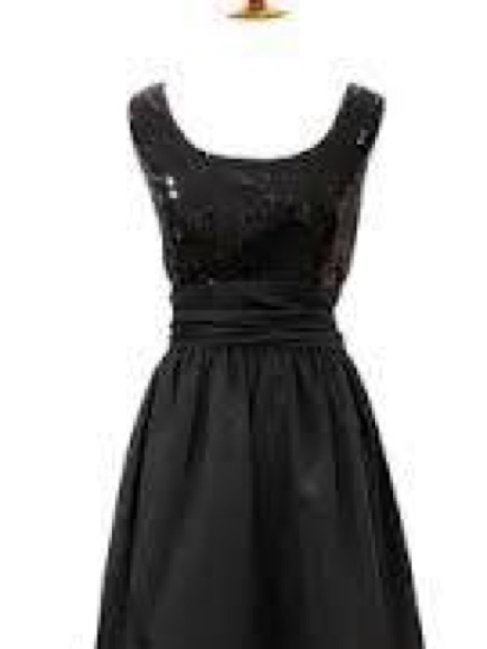 Willow Glenn New York 6 black formal dress holiday party homecoming sequins